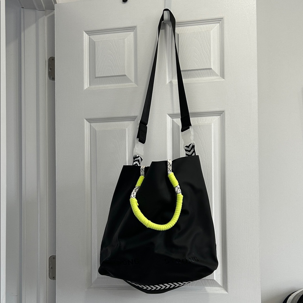 ZUMBA Black Bag with Neon Yellow Handle